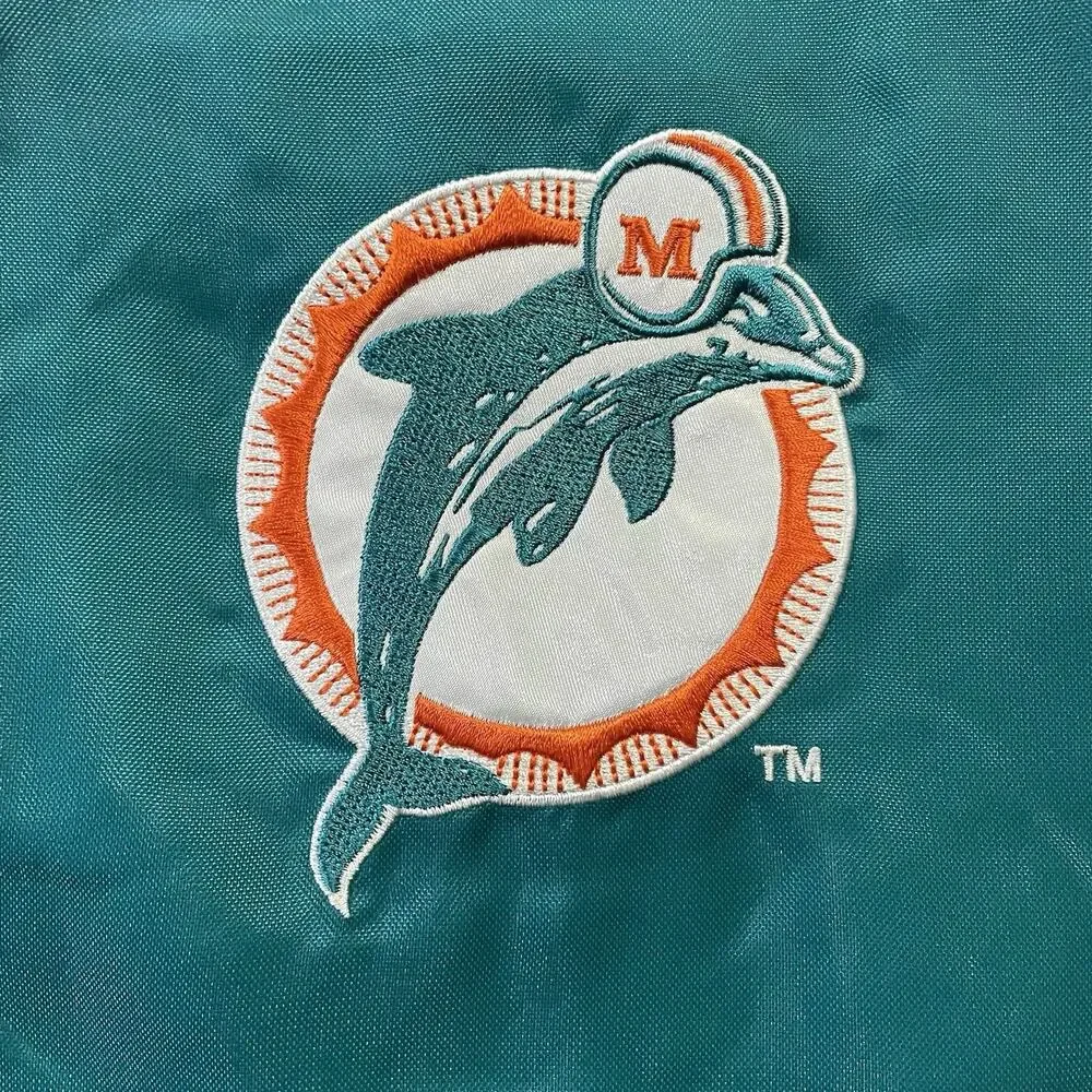 Vintage 90s Starter Dan Marino #13 Miami Dolphins Pullover Jacket Men’s Large